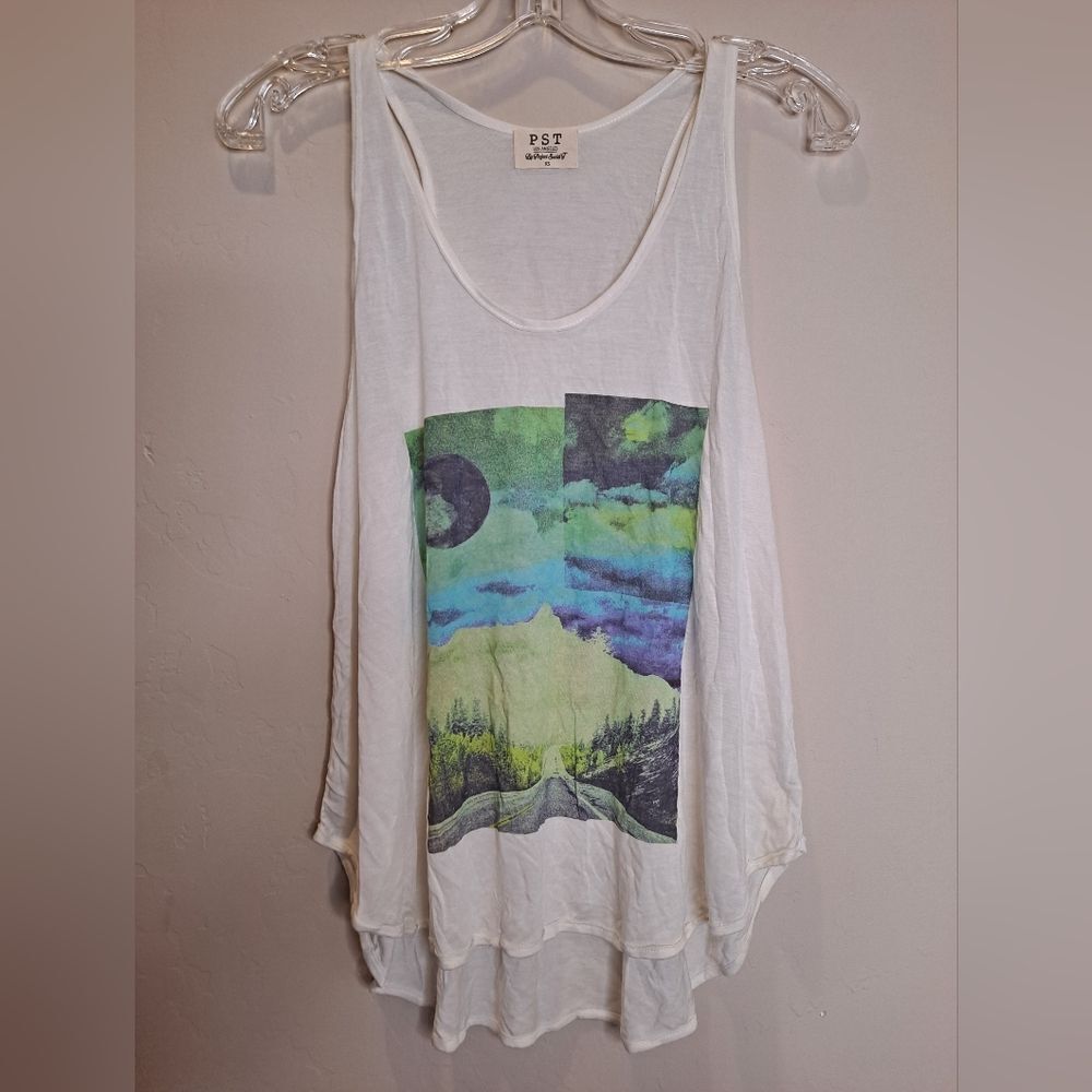 Open Road Scenic View Oversized Tank Top Project Social T XS Women Urban Out